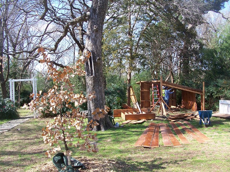 Playhouse saving the paneling